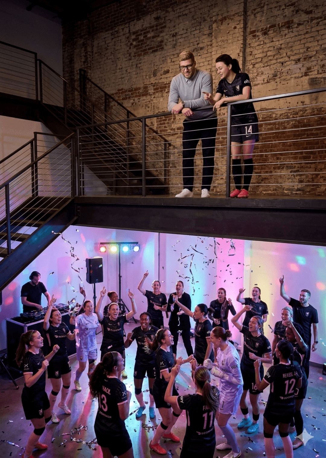 E a festa continua! 🏆🎉 O elenco do Angel City aproveita a comemoração privada do título com muita dança, música, comida e celebração. A…