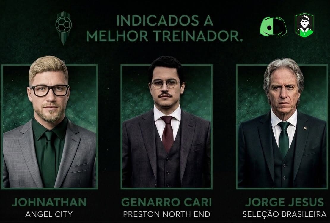 Obrigado pelas duas indicações que eu e o clube recebemos pelo desempenho nas últimas temporadas. É uma honra estar entre os indicados. B…