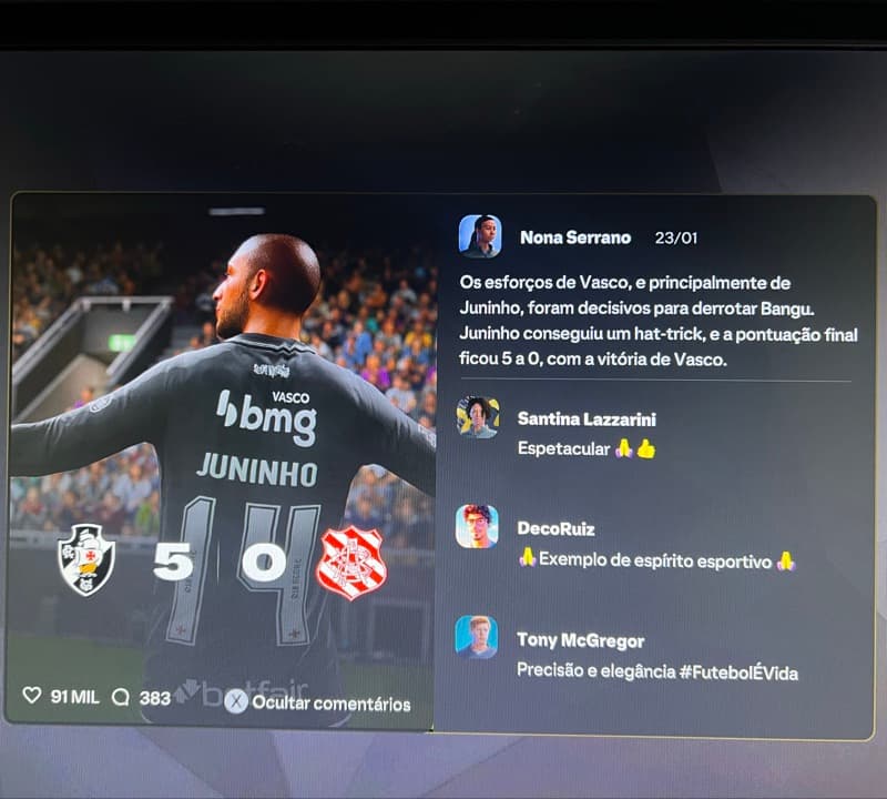 Alguém anotou a placa? Com um estrondoso triplete, Juninho assume a artilharia do Cariocão com fabulosos 5 gols em 2 jogos.