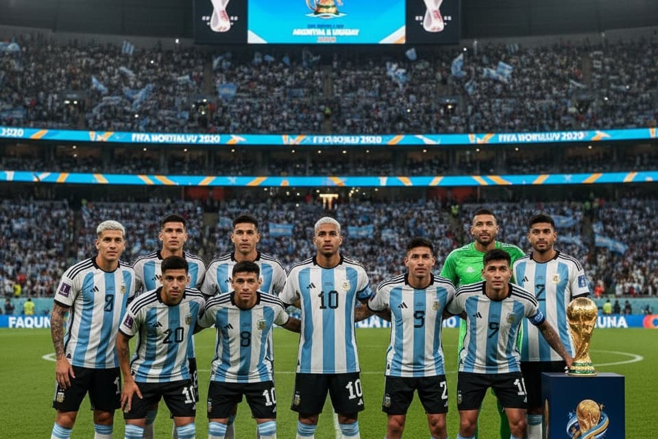 Primeiro jogo Argentina e Croácia Fase de grupos