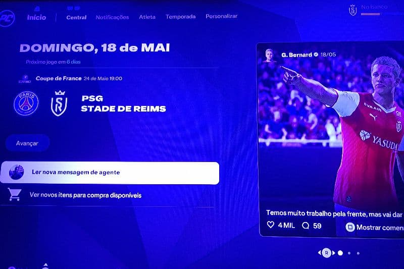 Gabriel sobe para o profissional do Reims