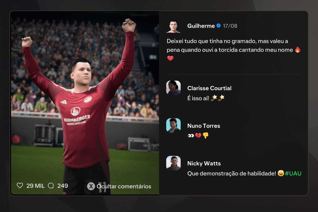 Estou entregando meu melhor dia após dia e treino após treino. Entendo a cobrança da torcida e buscamos melhoras o mais rápido possível. …