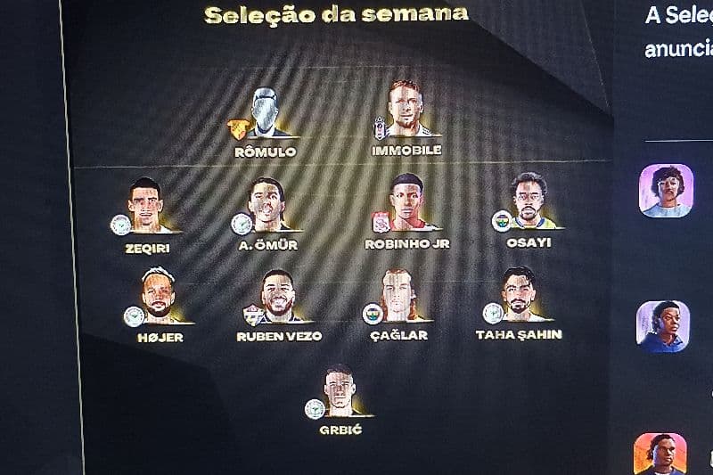 NA SELEÇÃO!!🏆 A liga turca anunciou a seleção da semana,e Robinho Júnior foi eleito um dos jogadores. #robinhojr #craque