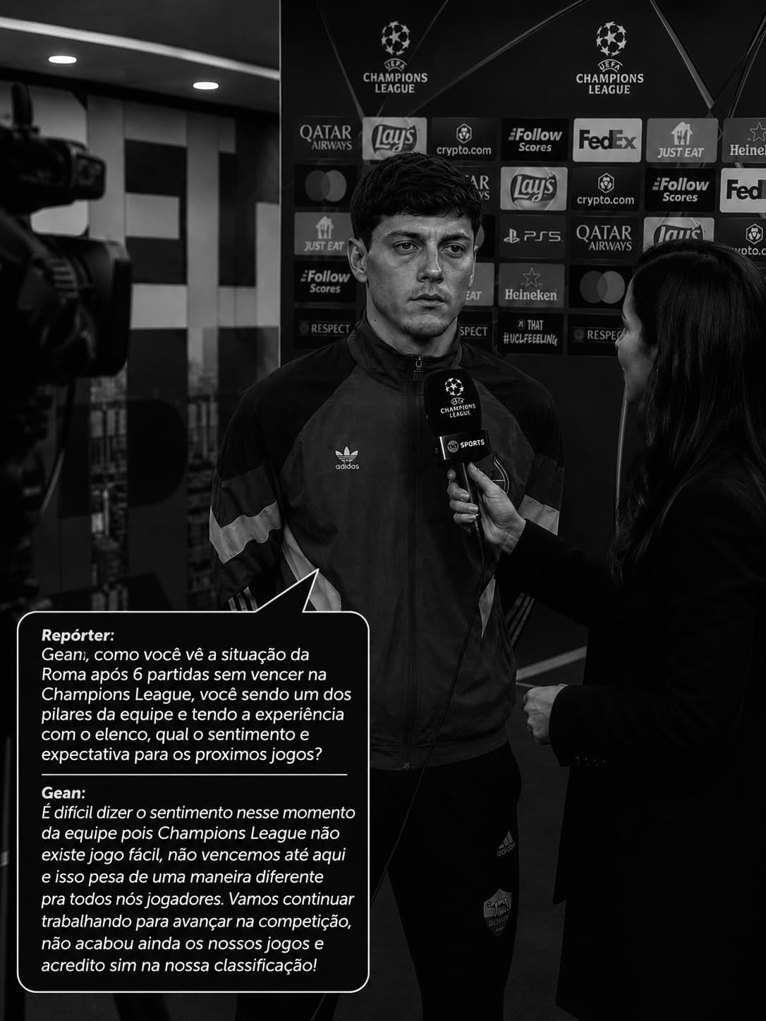 Gean em entrevista! 🎙️