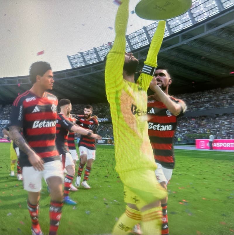 🏆 CAMPEÃO! O Flamengo vence o Botafogo por 2x1 e conquista a Supercopa do Brasil! É festa na Nação Rubro-Negra! Conte comigo mengão!! 🔴…