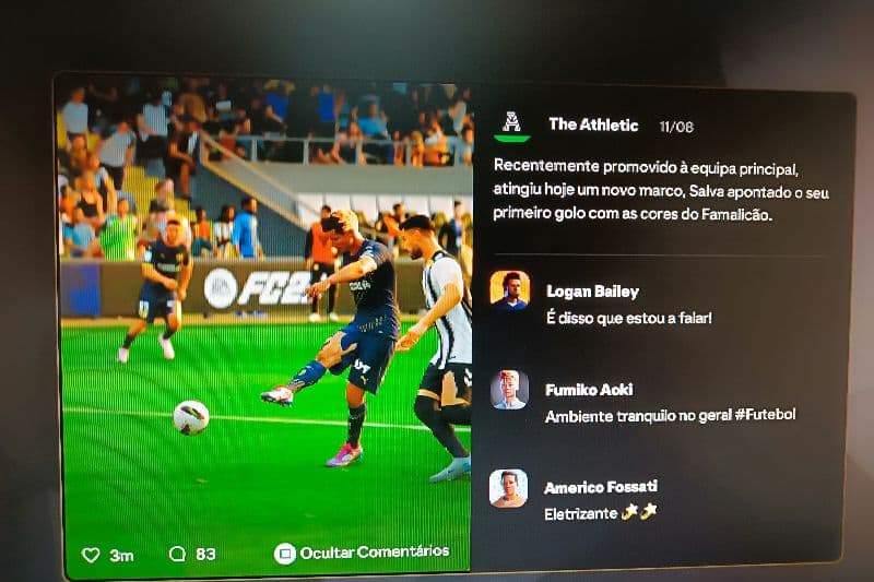 Recentemente Promovido á equipa principal, atingiu hoje um novo marco,Salva apontado o seu primeiro golo com as cores do Famalicão.
