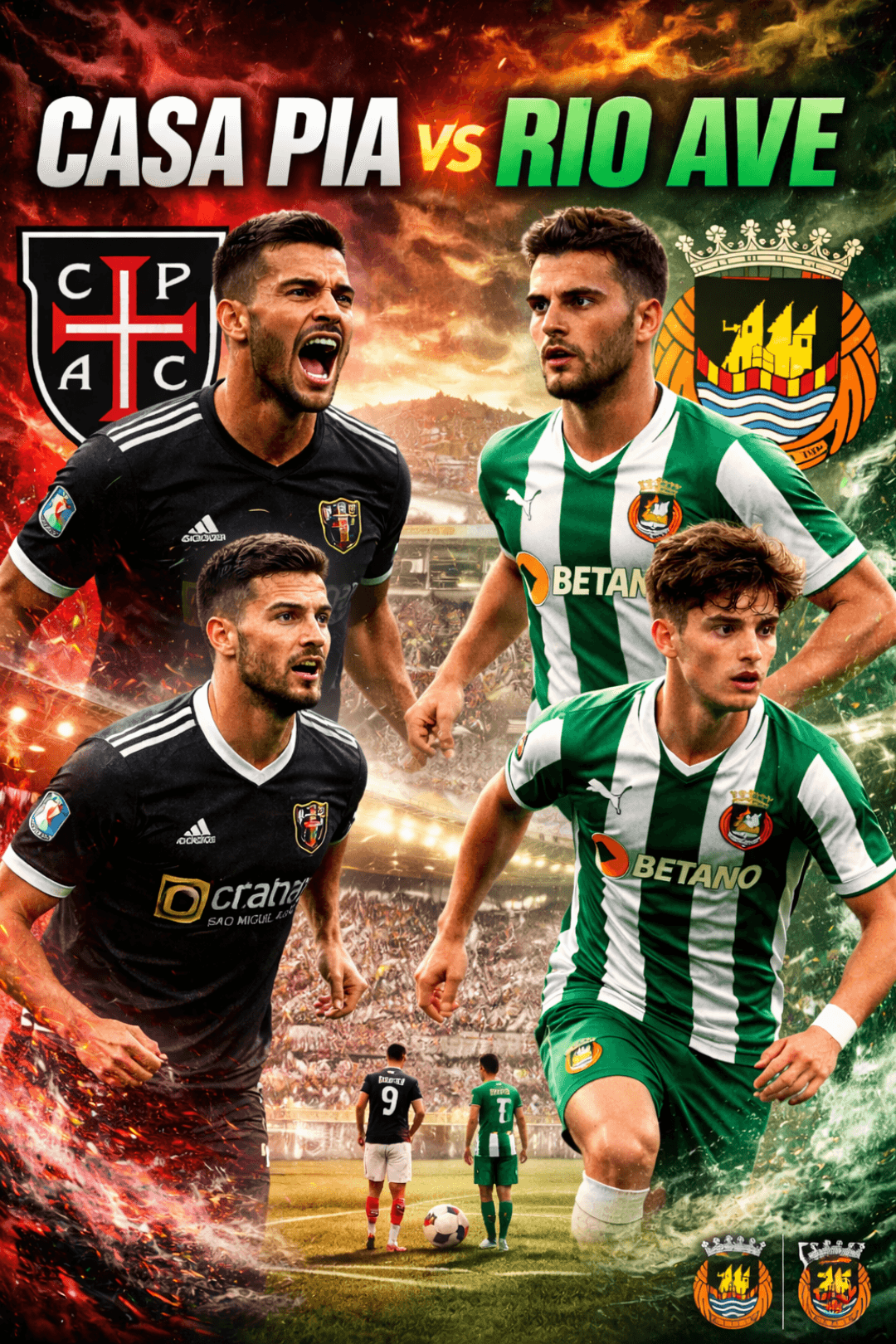 Fim de jogo 2-0 para o Famalicão e infelizmente não correu bem e continuamos a perder 😞 Próximo jogo frente ao nosso rival casa pia: