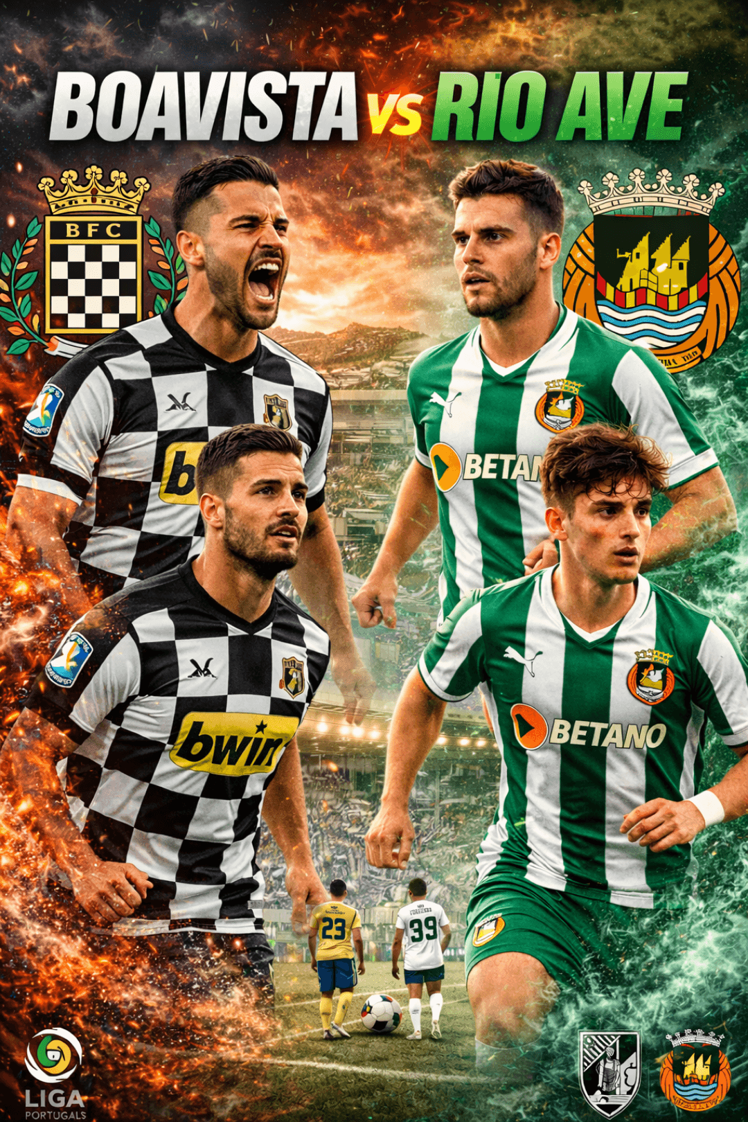 Vitoria vence 2-1 sem kikinho no rio ave para ajudar 😮💨 Próximo Jogo,que vai jogar: