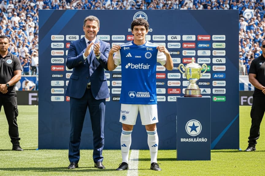 Após uma boa temporada no Mirassol, sou o novo meio campista do Cruzeiro! 🔥 #BoraCabuloso! 🦊