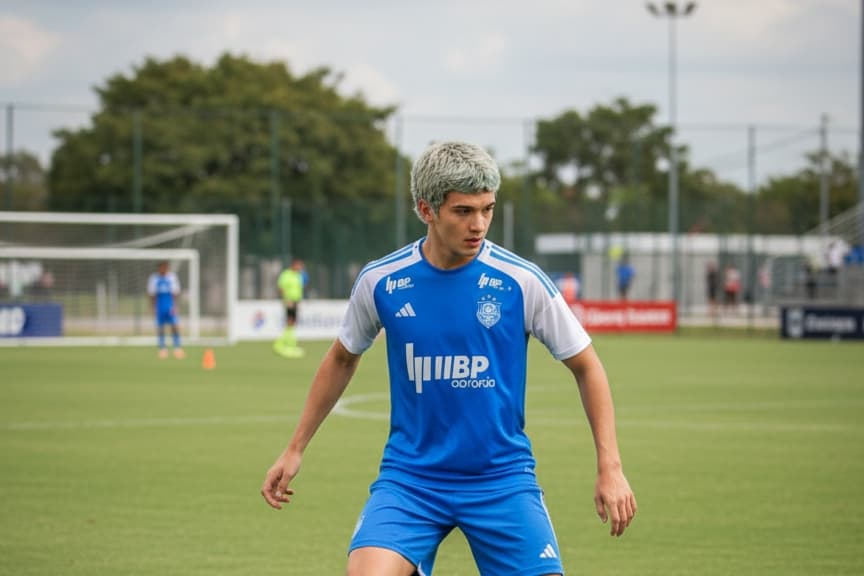 Último treino antes da final do campeonato mineiro contra o Atlético-MG 💪🏻💪🏻 #MafiaAzul 💙🦊
