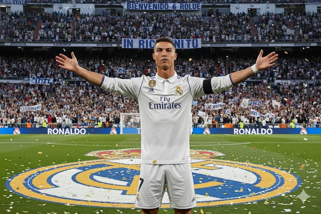 Em uma oferta milionária o real Madrid anuncia a volta do ídolo Cristiano Ronaldo! E além. Pela proposta do novo dono bilionário do Madri…