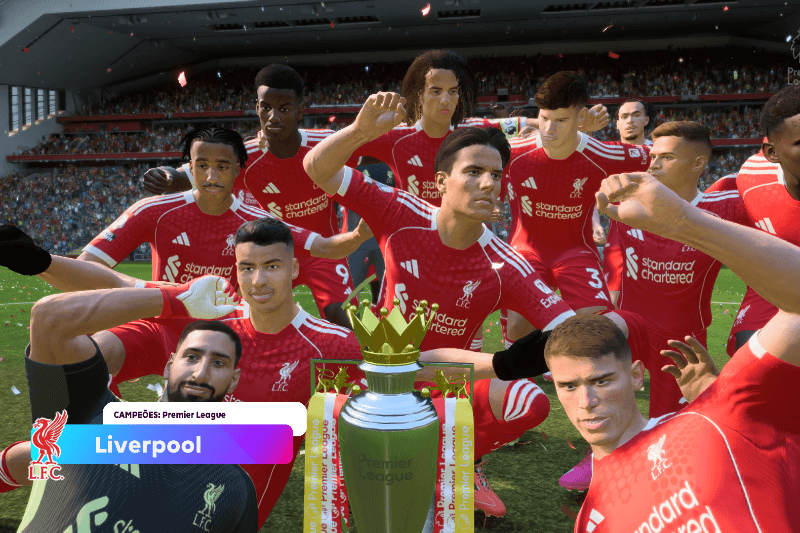 🏆🔴 Campeão da Premier League! O título mais difícil do mundo, agora em Anfield. História escrita! #YNWA