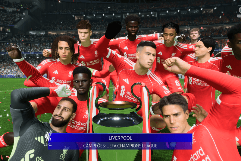 🌍🏆 O maior título de todos! Campeão da Champions League com o Liverpool. Sonho de criança realizado 🙌❤️