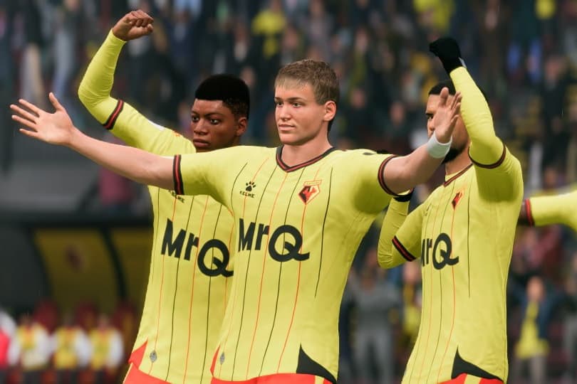 Com uma assistência cinematográfica de Jorge, o Watford vence o Southampton por 1x0, e o estádio explode.💛🖤 No apito final, não é apena…