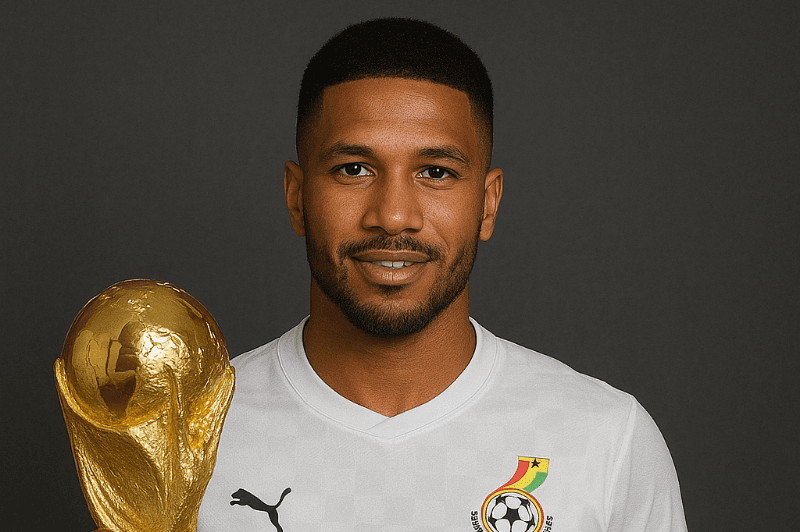 CONVOCADO Abe Chake jogara sua terceira copa do mundo com a seleção Ganesa! Ele foi campeão em 2030 e quer o bi!