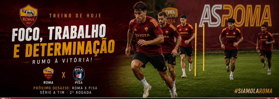 Fim De Jogo . Roma vence o PISA por 4 a 2 na segunda rodada da SERIE A 🔥