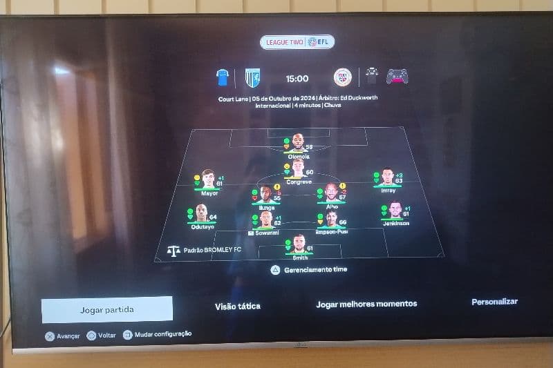 TIME DEFINIDO, VAMO BROMLEY