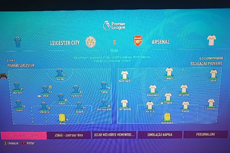 Dia de batalha! Contra o Arsenal, é foco total e raça do começo ao fim. Vamos juntos, Foxes! 💙🦊🔥