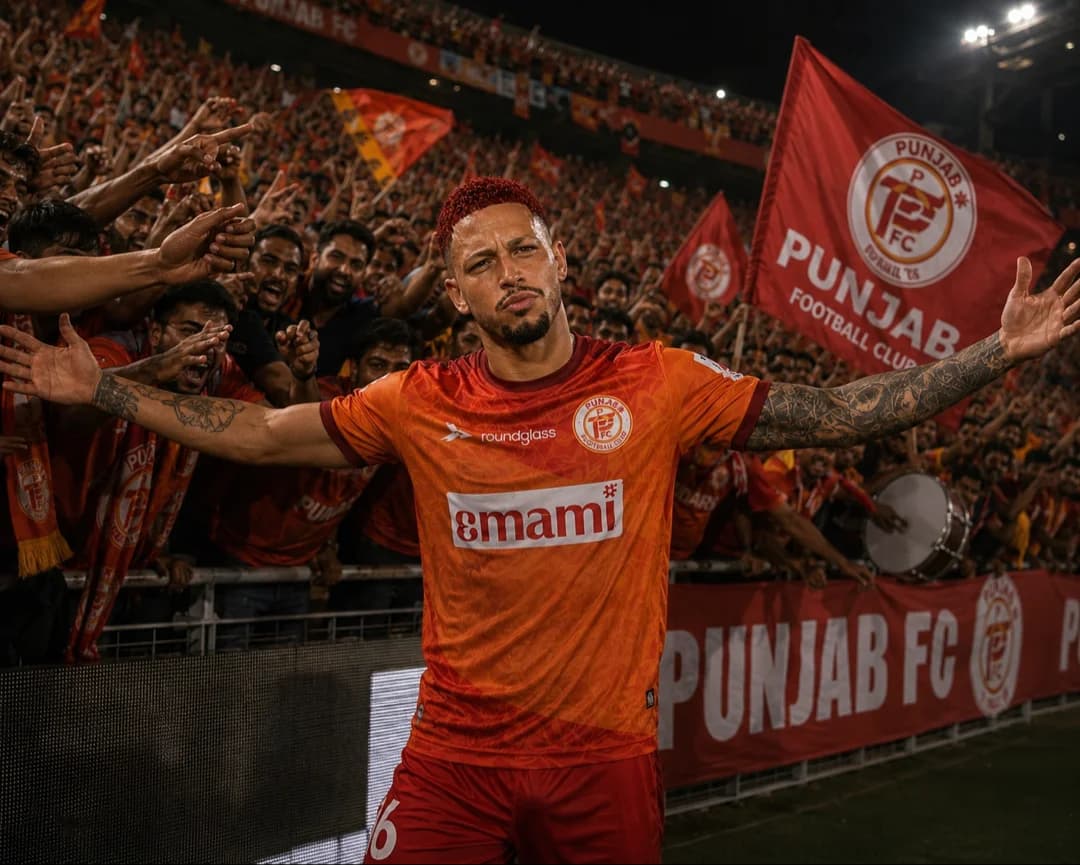 Obrigado, Punjab FC. 💛❤️ Vestir estas cores foi uma honra. Levo comigo amizades, memórias e o carinho de uma torcida que me fez sentir e…