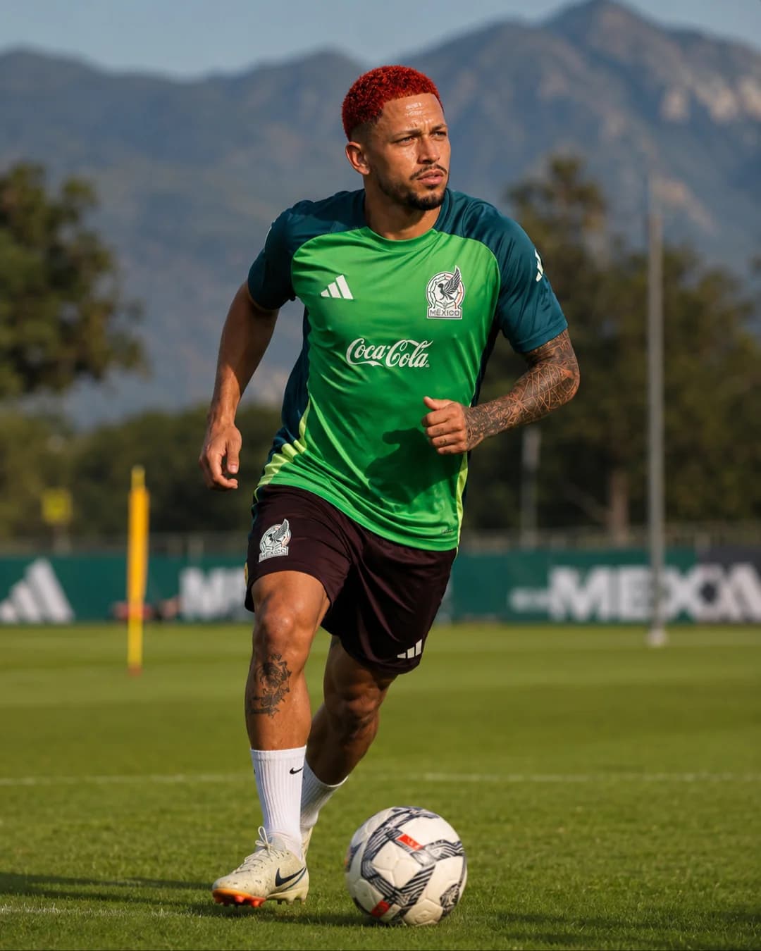 Preparando a mente e o corpo para representar milhões de mexicanos. 🇲🇽⚽