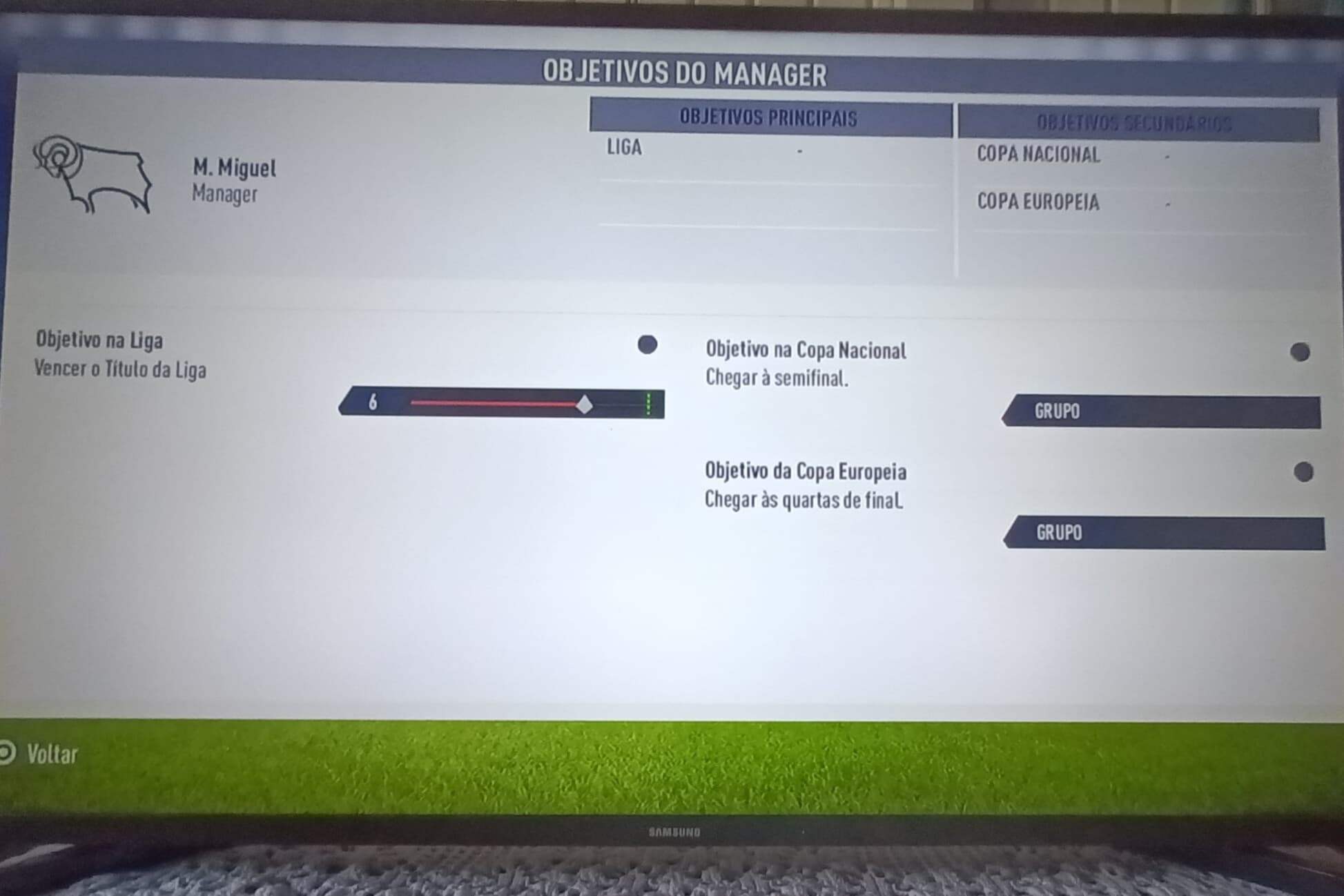 OBJETIVOS PARA A TEMPORADA! 🎯