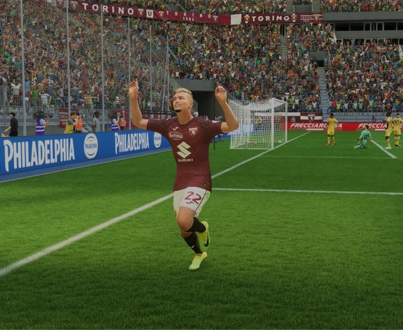 Foi emocionante ouvir a torcida gritar o meu nome… Obrigado Torino ❤️