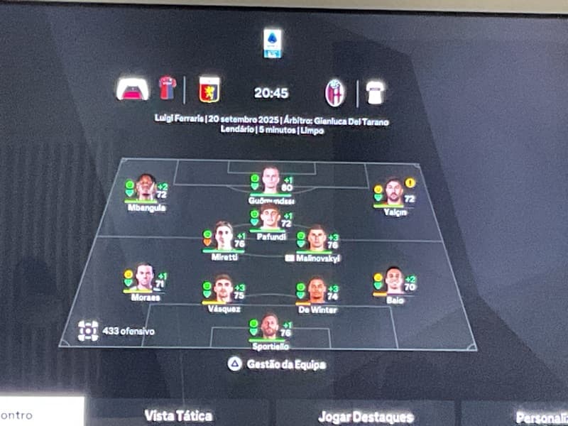 Preparem se para o jogo!!!!!