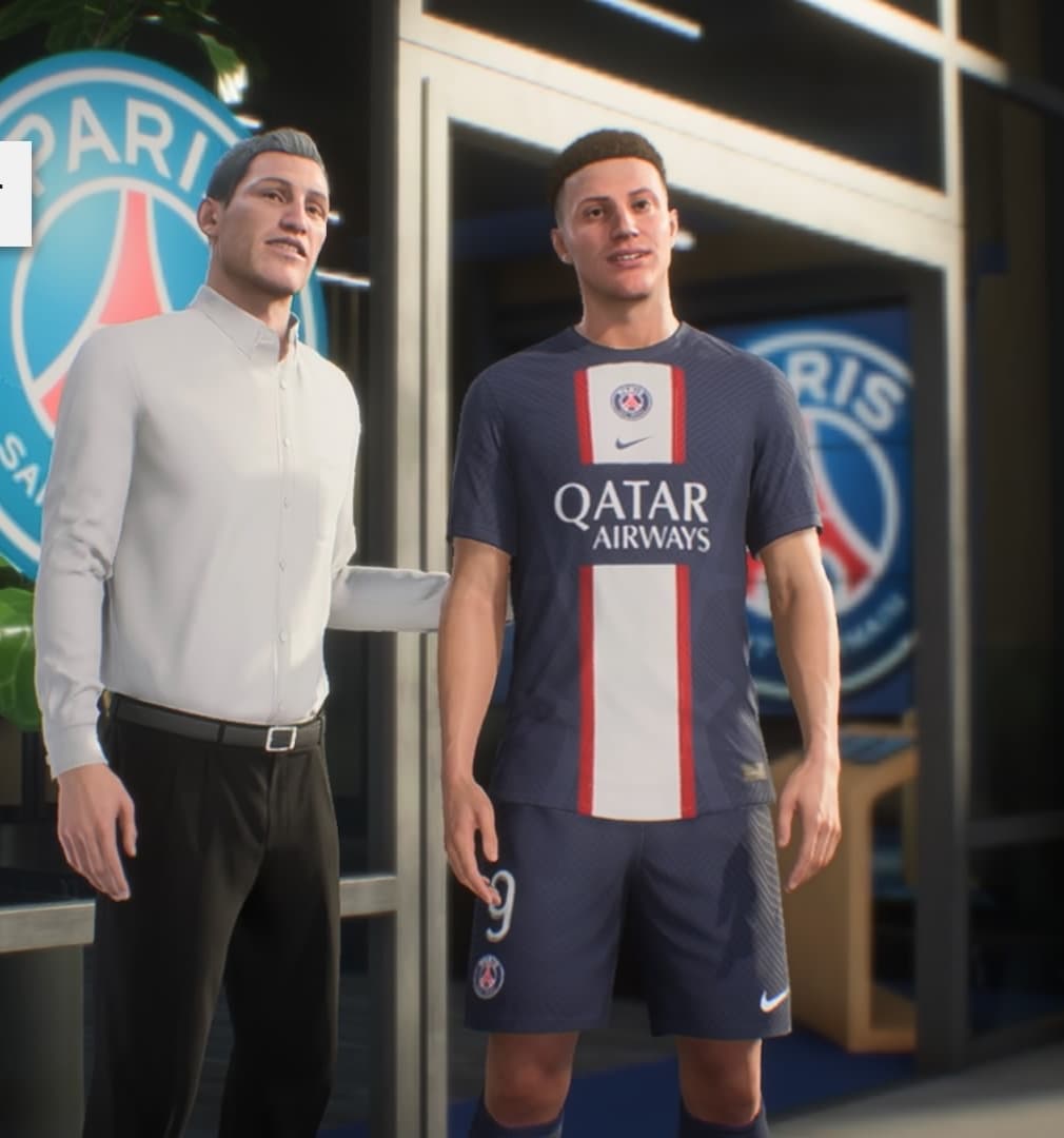 "Estou de casa nova, psg um clube grande,muito grande da espanha"