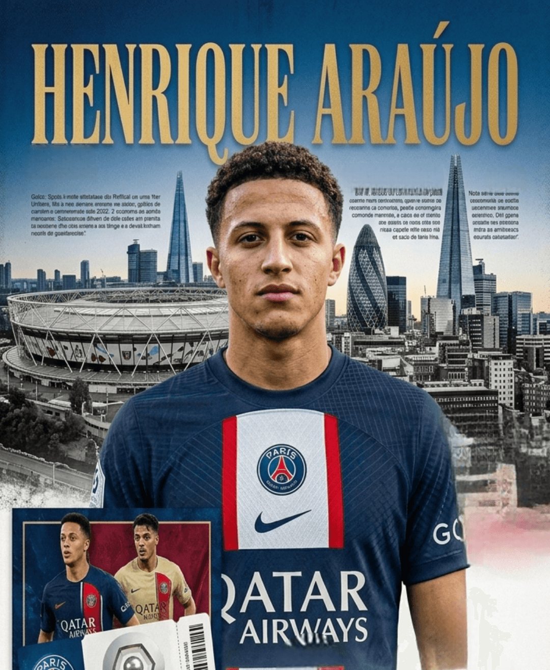 92+0' QUE ISSO,NO ULTIMO MINUTO,É DELEEEE, GOOOOOOOOOOOOL DO HENRIQUE ARAÚJO,O PRIMEIRO DELE NO PSGGGGG Toulouse 0x3 psg