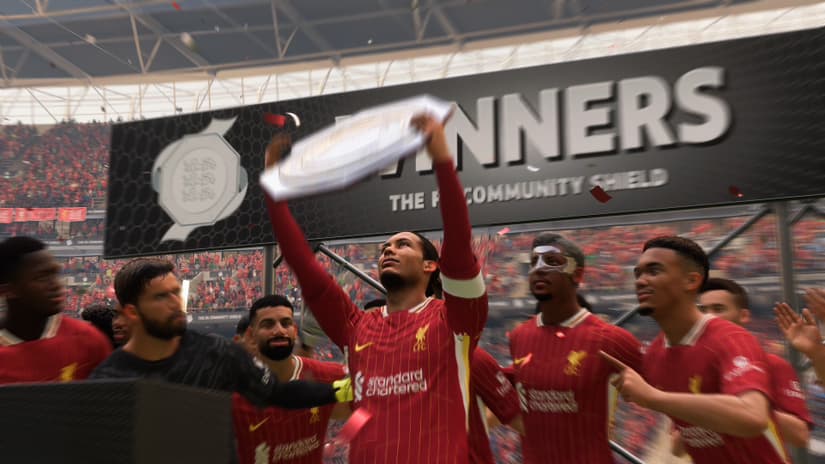 Campeões da FA community shield pelo Liverpool❤️