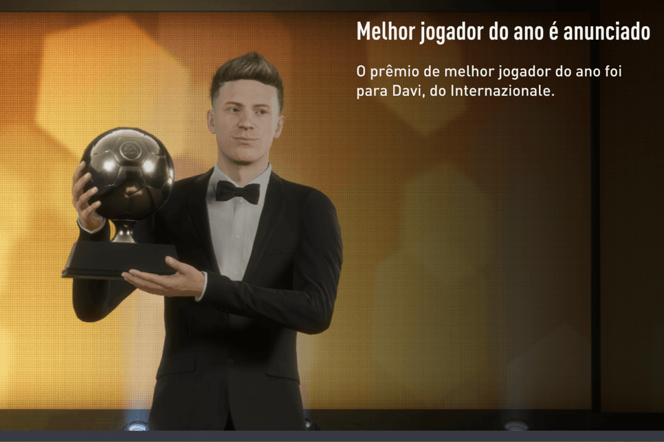 SOU GANHADOR DA BOLA DE OURO!! É a minha primeira,de talvez muitas!