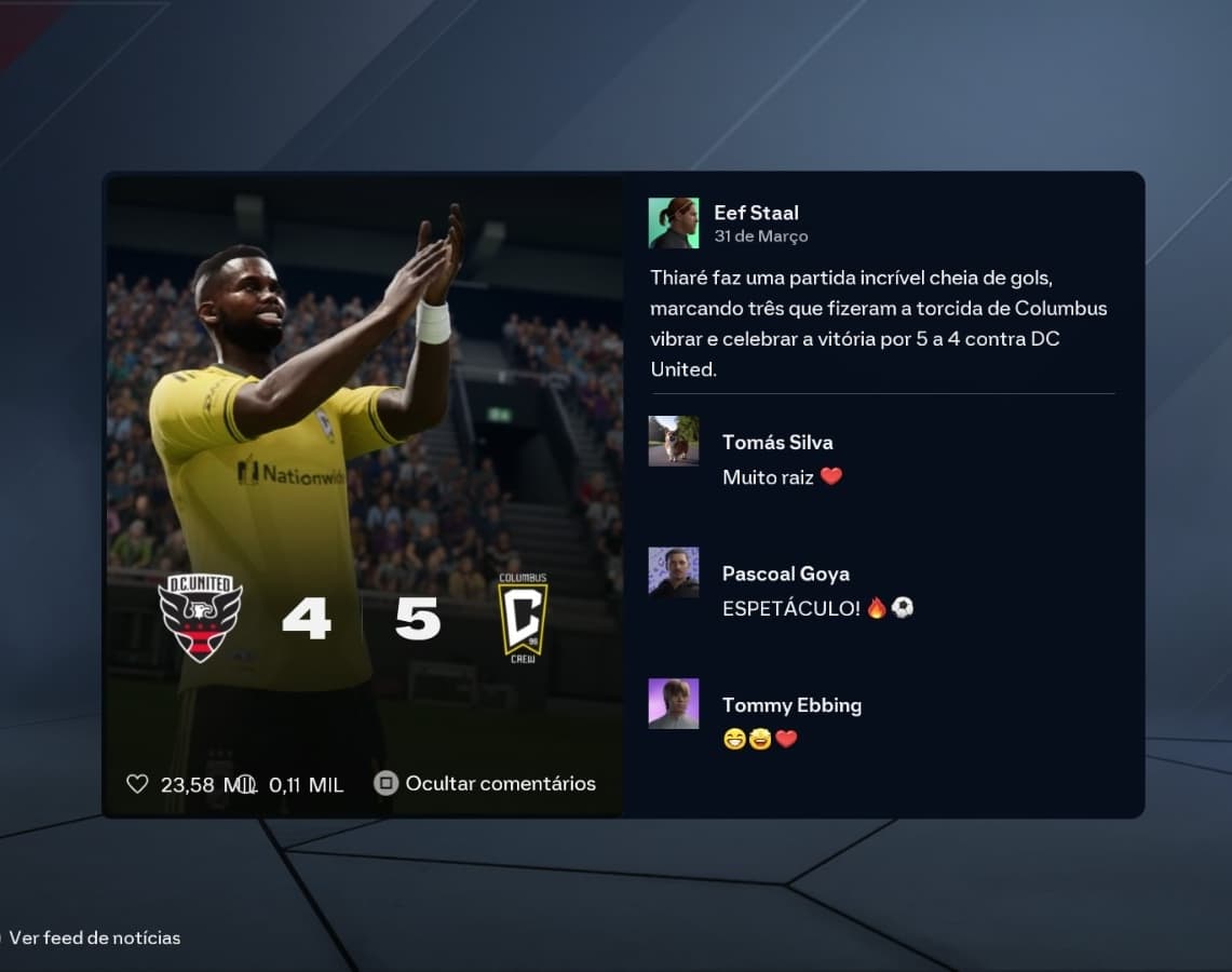 Repercussão Pós-Jogo
