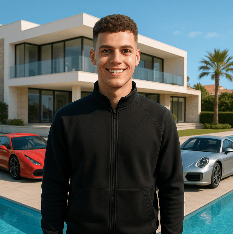 Vicente Oliveira jogador do sporting tá em sua nova casa que custou 1 bilião de euros Com 18 anos já é bilionário