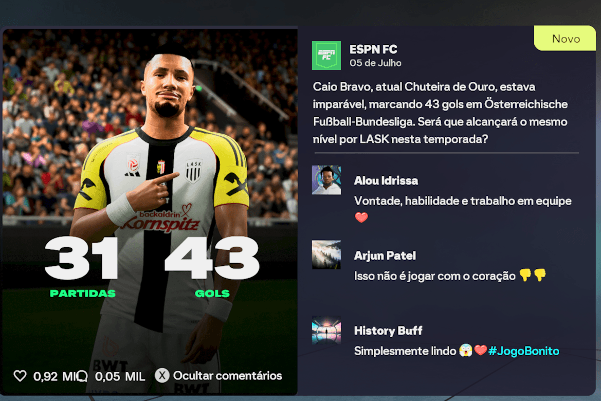 Chuteira de Ouro e Record do campeonato Austríaco 25/26