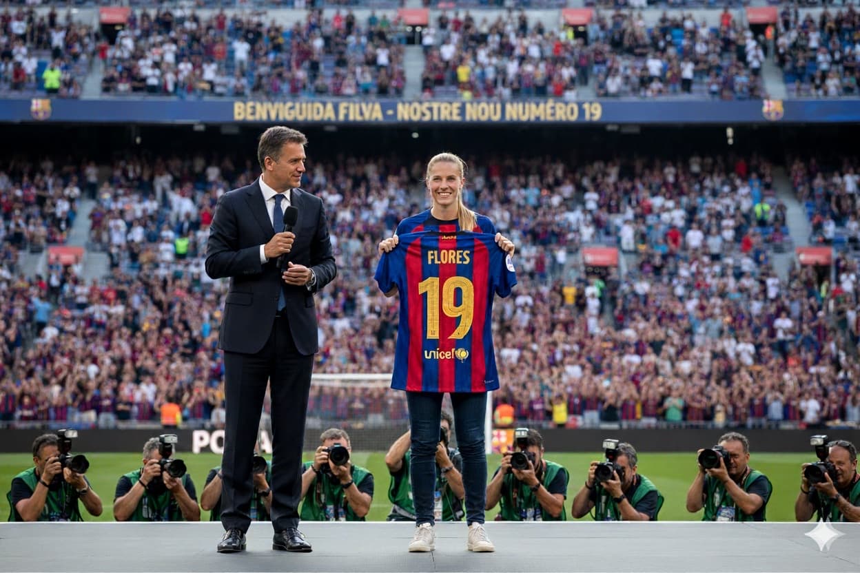 Um sonho se tornando realidade! 🤩 Orgulhosa e emocionada em vestir essa camisa e fazer parte da família Barça. Mal posso esperar para co…