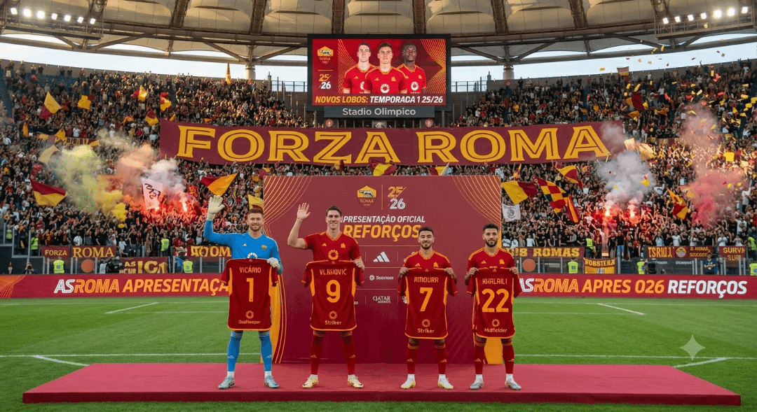Novas contratações para a temporada 25/26 Forza Roma!
