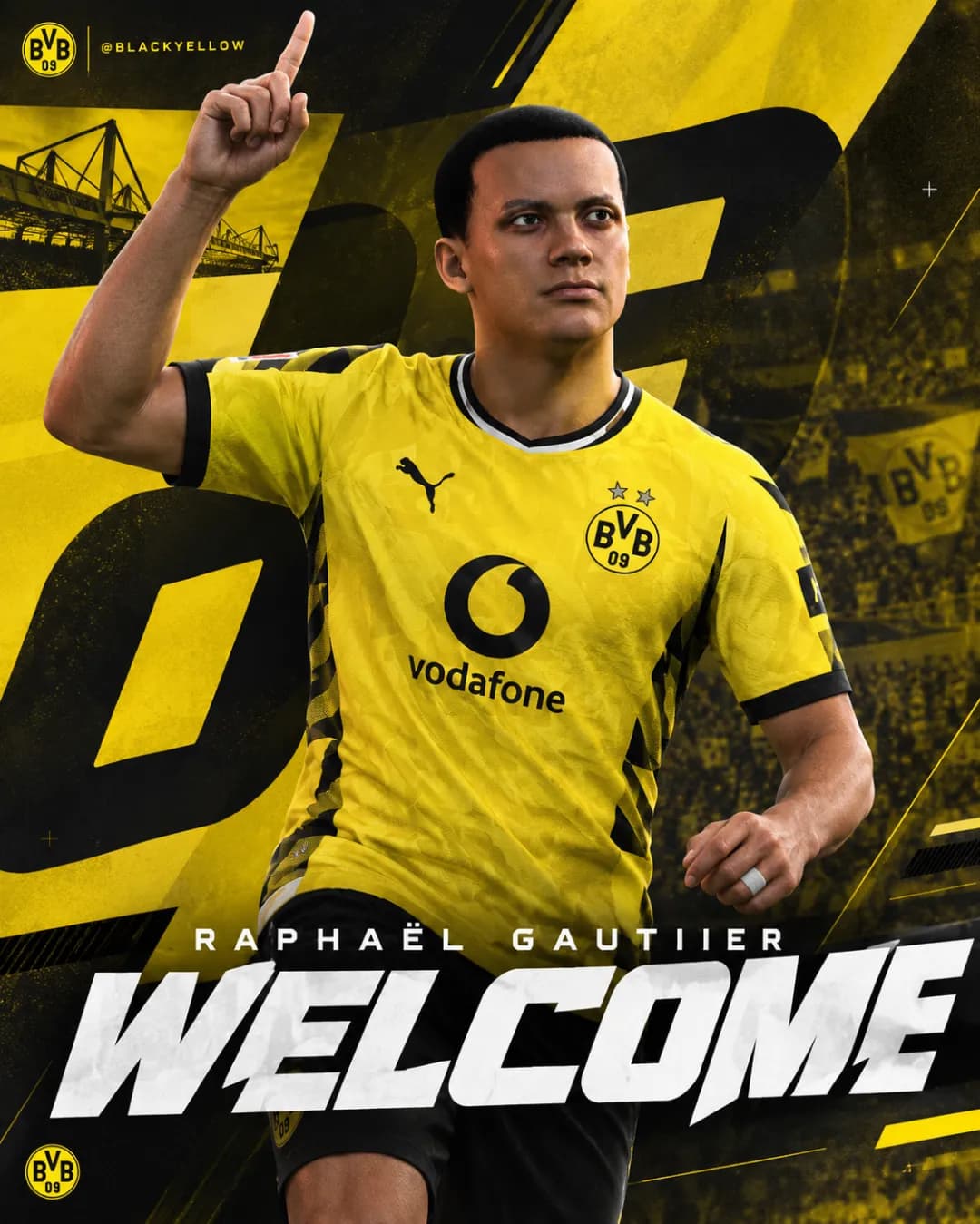 welcome to the family, Raphael Gauthier! 💛🖤🇧🇪