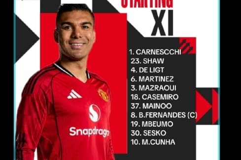 United escalado pra duelo contra a equipe do girona!!