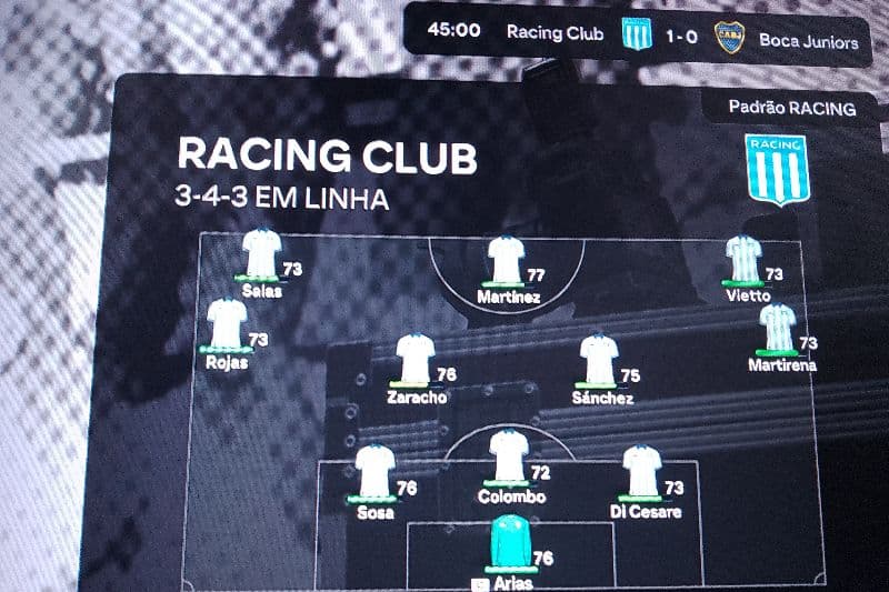 Intervalo e vamos vencendo