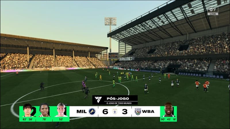 Millwall 6x3 West Albion 🦁⚽️ Uma noite memorável! O time não se entregou quando estava atrás, reagiu, marcou gols lindos e conquistou um…