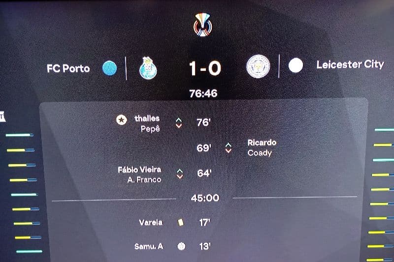 jogo de estreia, depois mostro os resultados