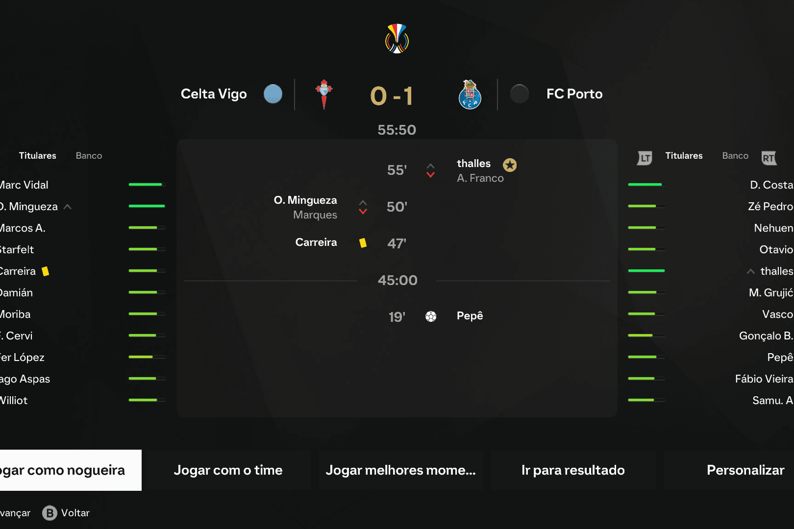 mais um jogo, bora aumentar esse placar