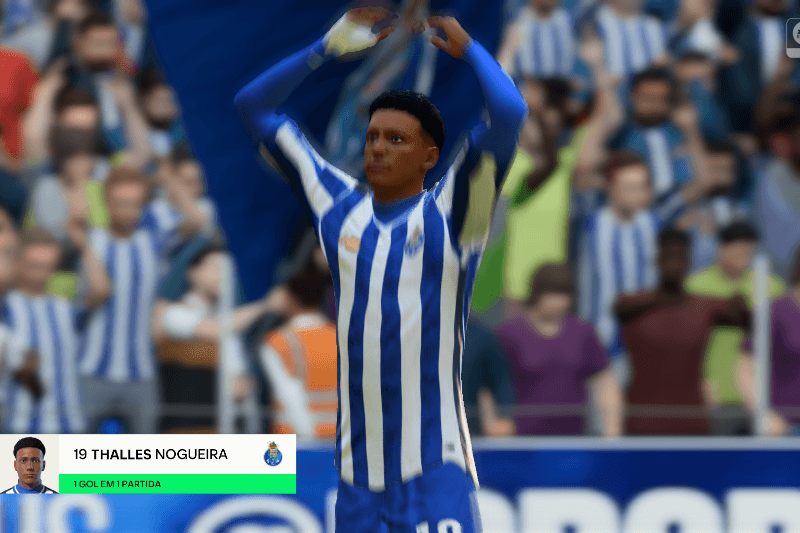 placar:2x1 pro Porto primeiro gol profissional pelo porto na liga Portugal. Uma palhinha de nosso jogador -"estou muito feliz de consegui…