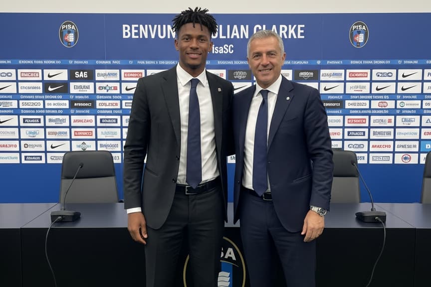 Novo técnico do Pisa: Julian Clarke! Com visão estratégica e paixão, ele promete levar o time a novas alturas. Bem-vindo, Coach!⚫🔵