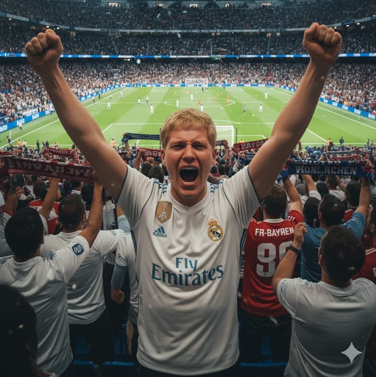 Vendo jogo de gigantes Real Madrid X Bayern de Munique @Motte_10 @Matías Villa