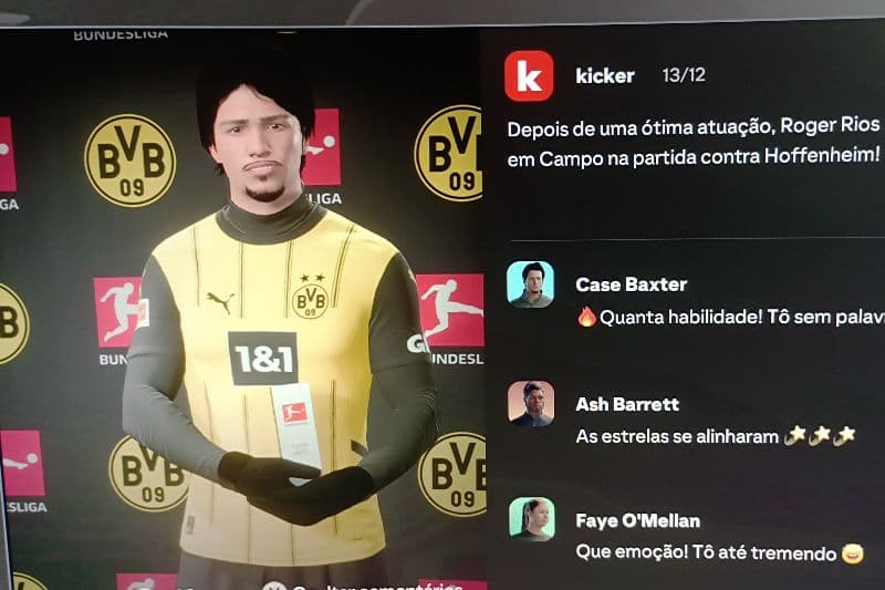 Melhor da partida contra o Hoffenheim pela Bumdesliga🥳