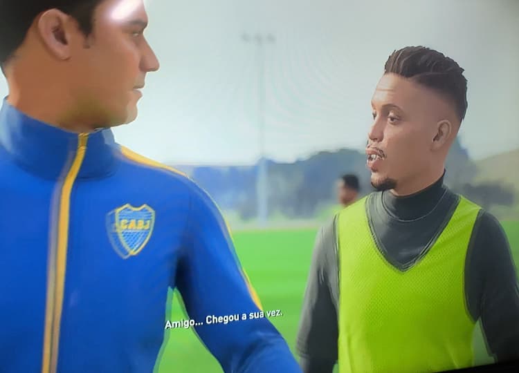 Primeiro treino com o profissional, realizando sonhos @bocajuniors🟡🔵