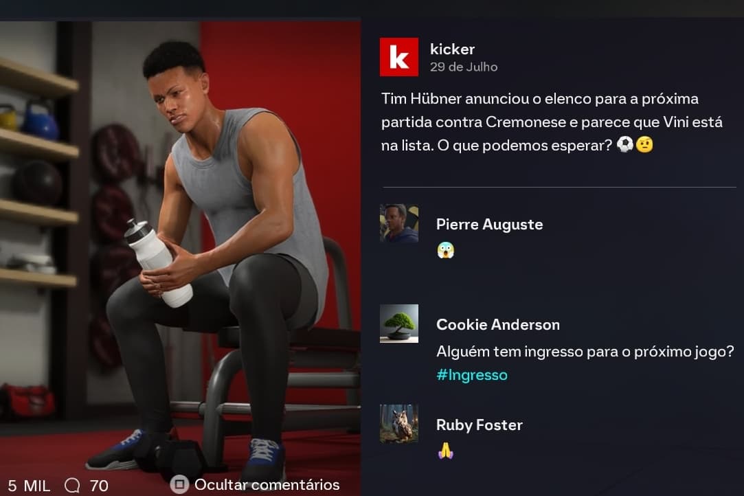Vou mostrar para o mister que não estou de brincadeira.