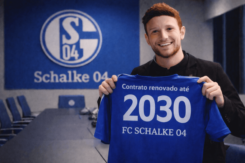 🚨CONTRATO RENOVADO🚨 Eu continuo no comando do SCHALKE 04 até 2030!🔵⚪🔥