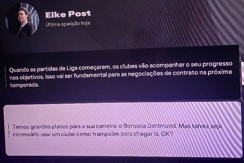 Início de uma nova temporada, novos objetivos. É muito bom saber que meu esforço está sendo visto, Alemanha na próxima temporada? Não sei...
